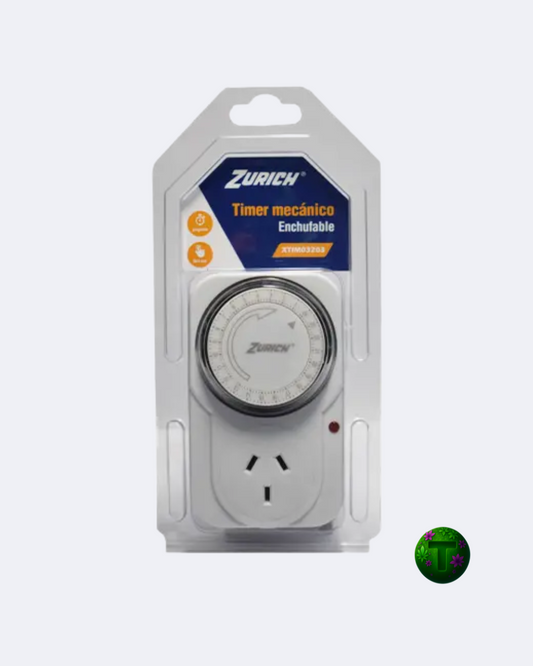 TIMER MECANICO PROGRAMABLE ZURICH
