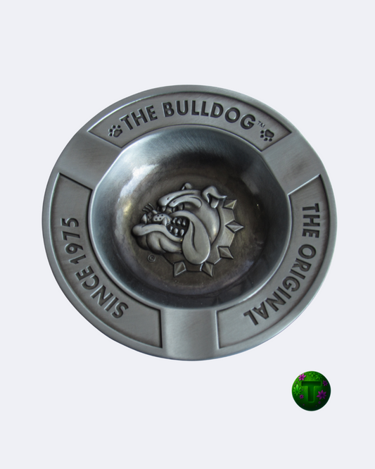 CENICERO DELUXE SILVER BULLDOG